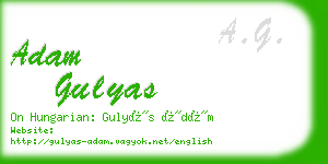 adam gulyas business card